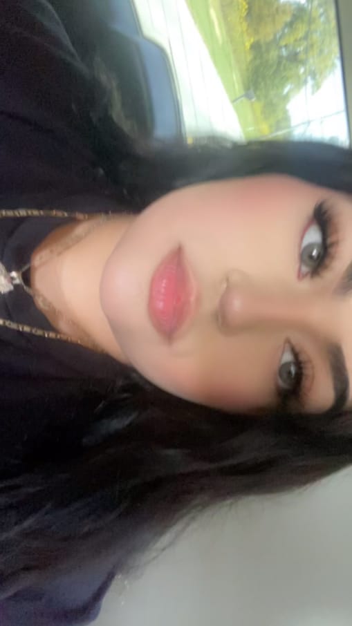 Customer photo review of Premium Candy Gray Prescription Colored Contact Lenses