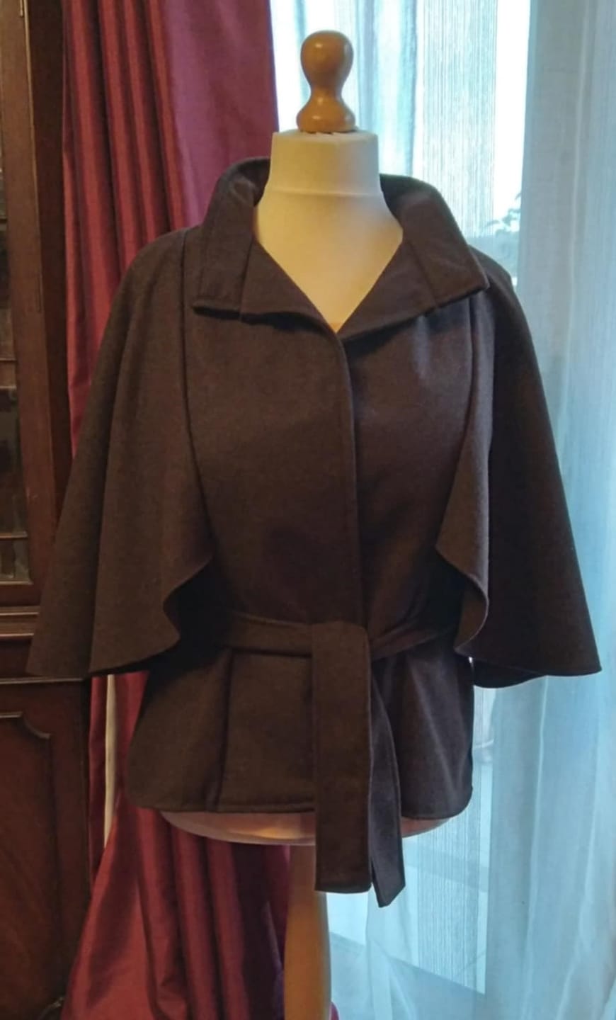 Customer photo review of Plain Wool Blend Fabric