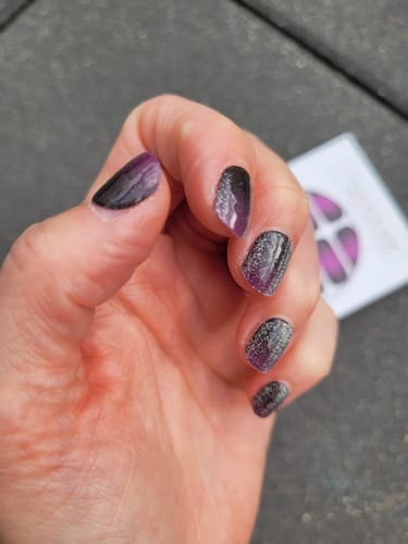 Kundenbewertung mit Foto zu UV Gel: Fuchsia Ombré Cateye