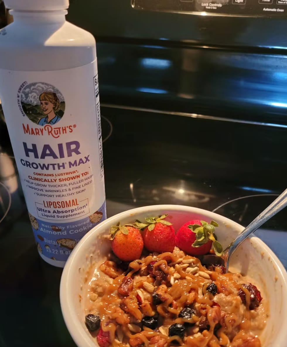 Customer photo review of Hair Growth Max Liposomal