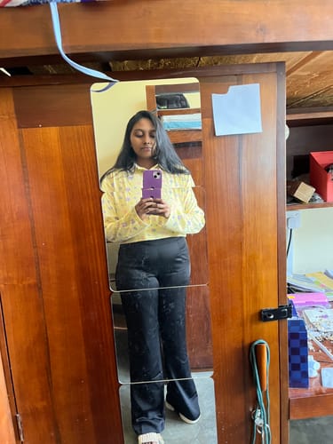 Customer photo review of Black Brew Flare Pant