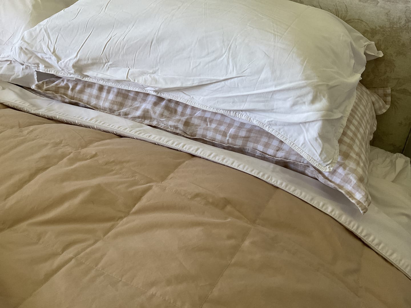 Customer photo review of Feather + Duck Down Blanket