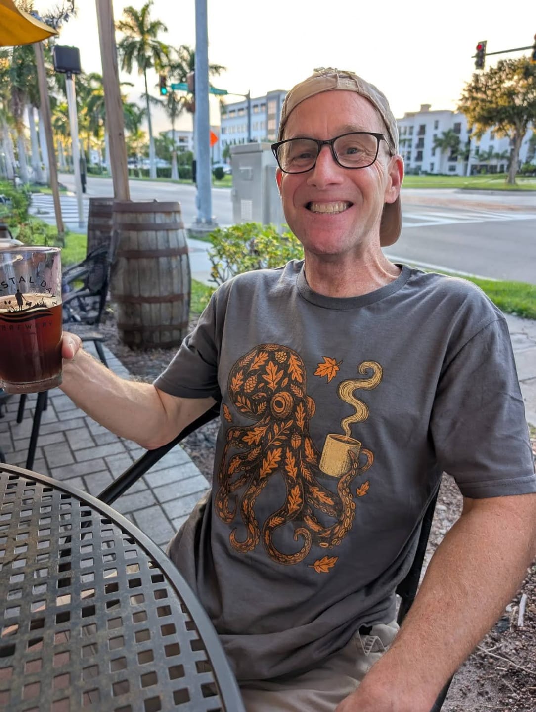 Customer photo review of Tropical Octopus Softstyle Tee