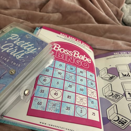 Customer photo review of Pretty Girls Stack Like This Book- (Over $84,000 worth of saving challenges)