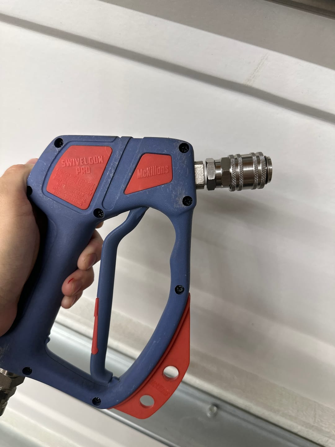 Customer photo review of Automatic 1/4” NPT Stainless Quick Connect Coupler (2 pack)