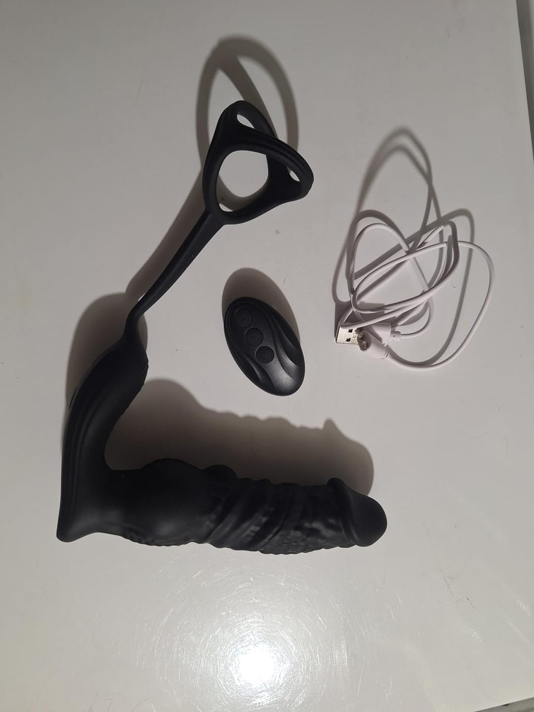 Customer photo review of Stimulateur de prostate avec anneau pénien et 9 modes vibrants