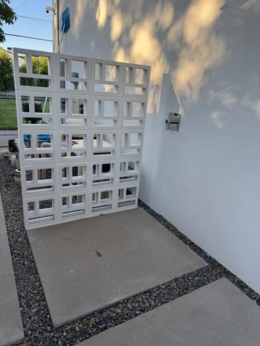 Particia White 11 4 Breeze Block