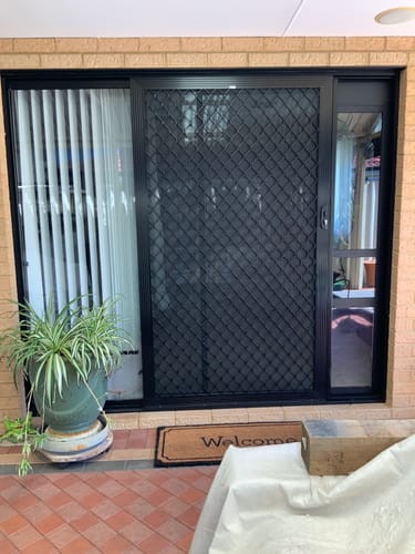 Customer photo review of Patio Pet Door Insert