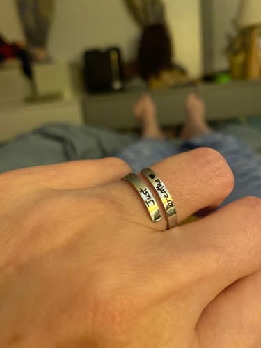 Customer photo review of Just Breathe Ring