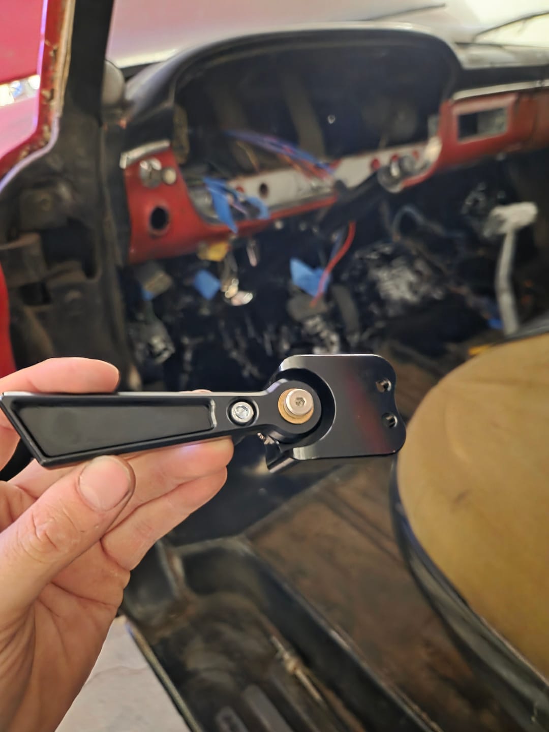 Customer photo review of Motion Raceworks Billet Aftermarket Turn Signal Switch 15-140