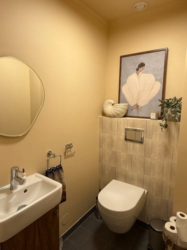 Customer photo review of Katja sand selvklebende fliser