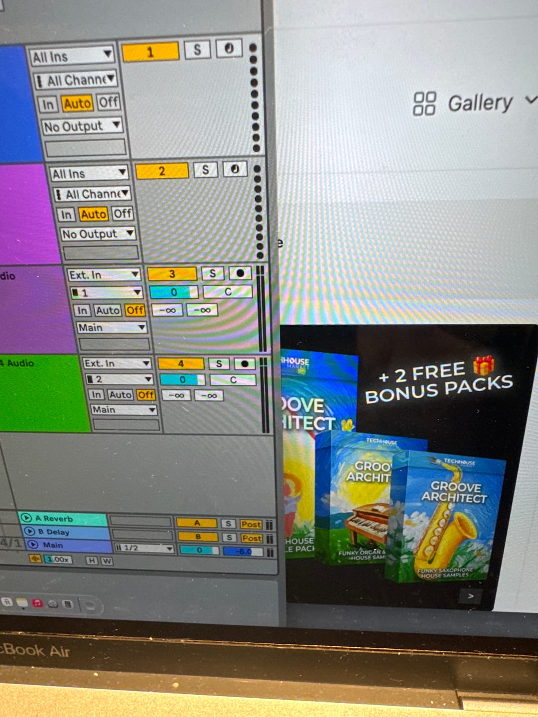 Customer photo review of Groove Architect - Sample Pack - Tech House - PAWSA inspired + 2 Free Bonus Packs