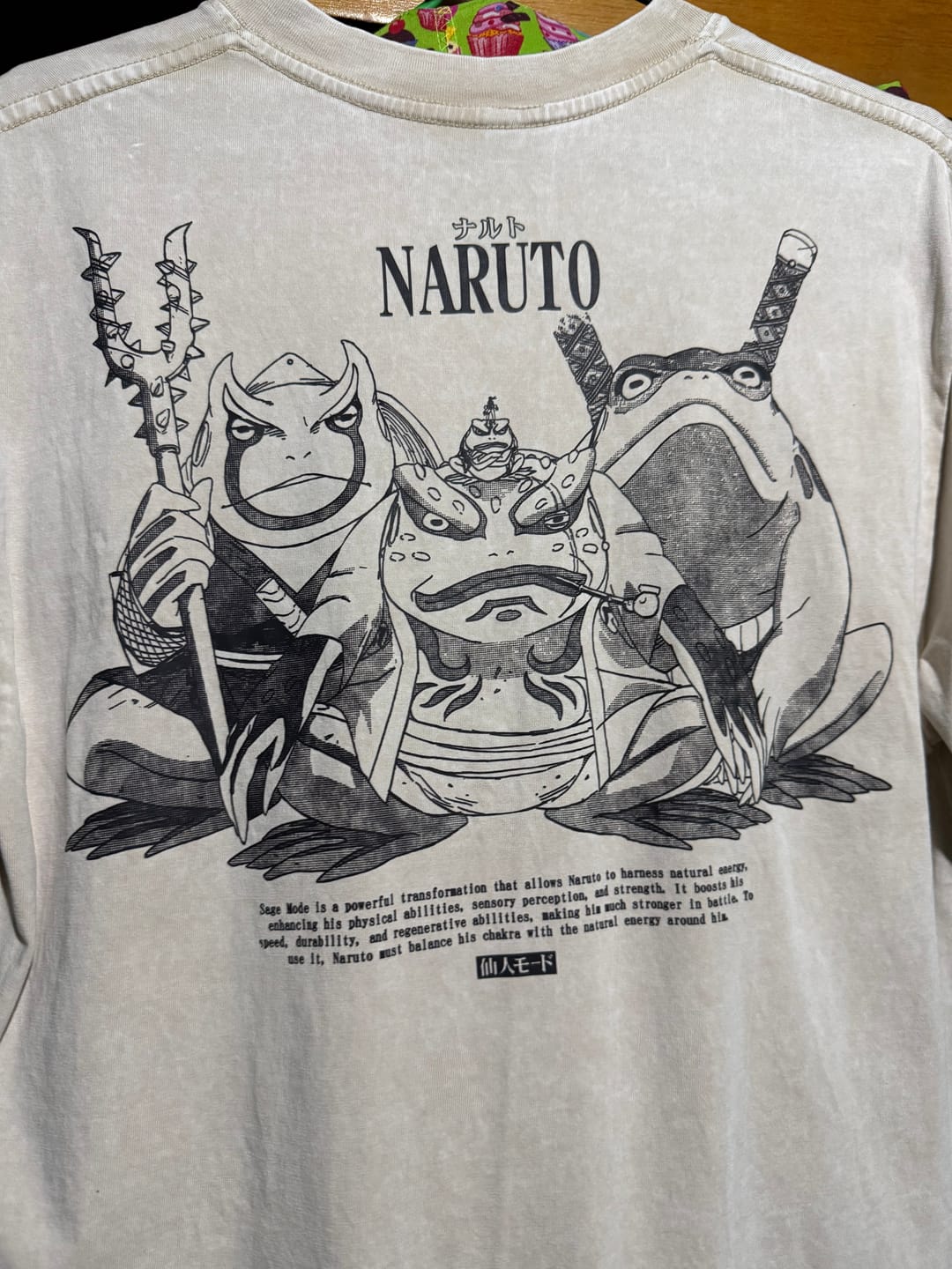 Customer photo review of Camisa Naruto Sabio Sapos - Naruto