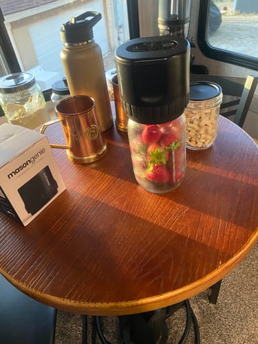 Customer photo review of Mason Genie® Vacuum Sealer Kit