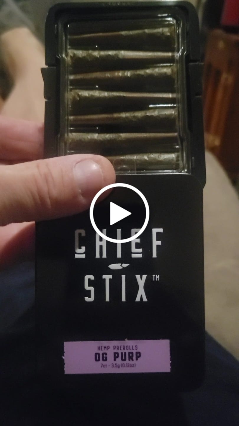 Customer video review of Chief Stix Zero 7ct 0.5g Prerolls