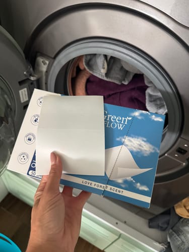 Customer photo review of דפי ניקוי כביסה