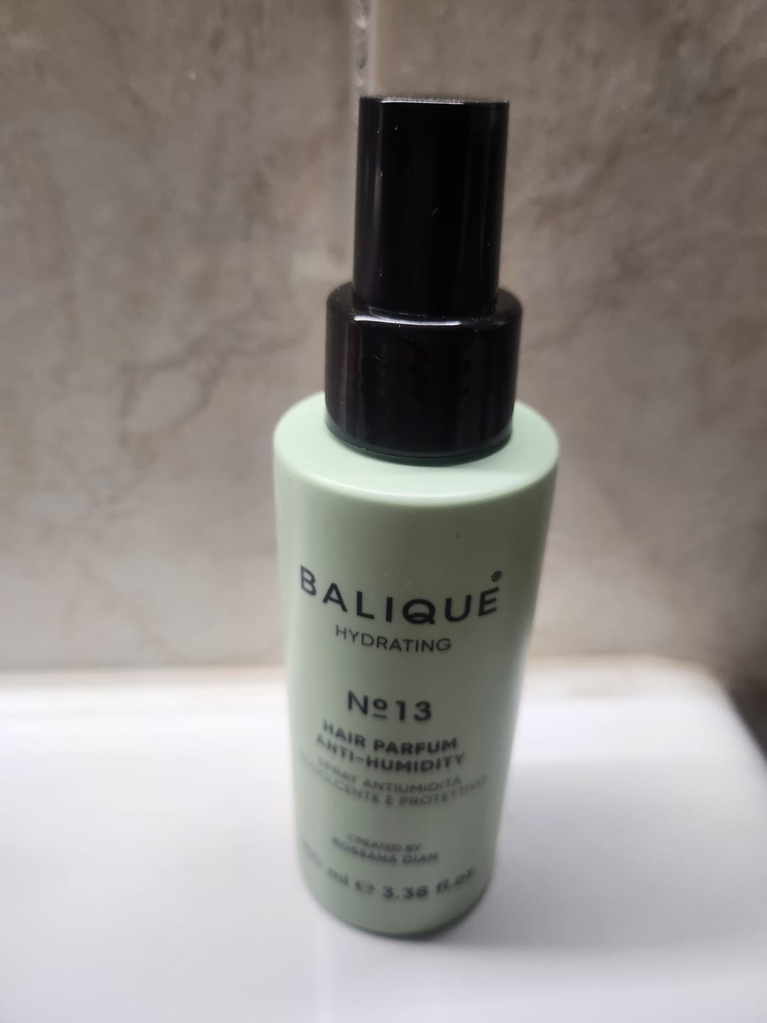 Customer photo review of N°13 - HAIR PARFUM ANTI HUMIDITY - 100 ML