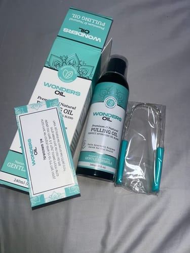 Customer photo review of Wonders Kit - ערכת משיכת שמן לבריאות הפה