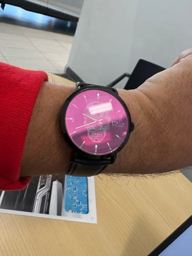 Customer photo review of Rebel Skull Men's Black Watch