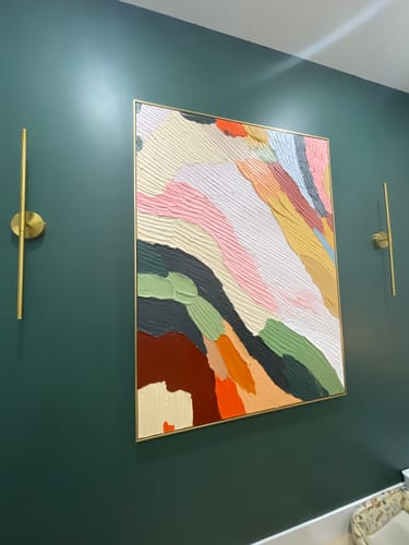 Customer review photo for Colorful Painting #CA069