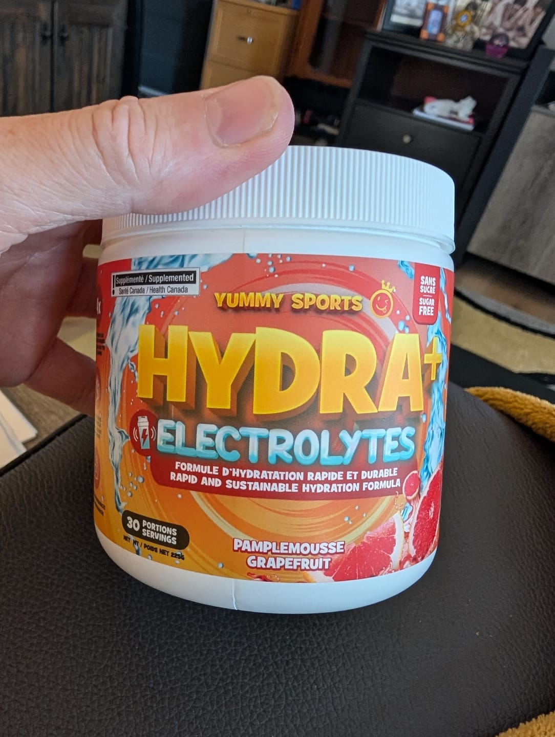 Customer photo review of Yummy Sports - Hydra + Électrolytes - 210g