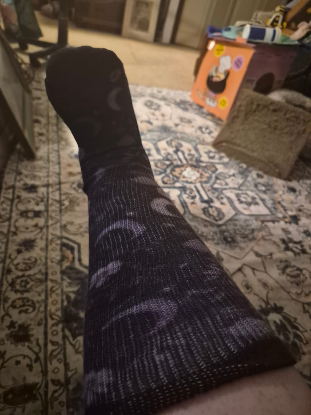 Customer photo review of Purple Moon EasyStretch™ Socks