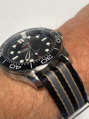 Customer photo review of NTTD Bond Nylon Watch Strap