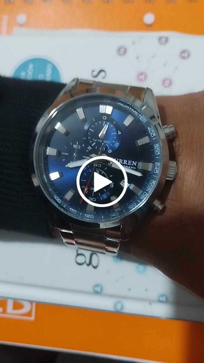 Customer video review of Curren Monte Carlo® orologio uomo acciaio