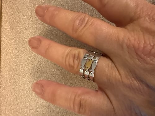 Customer photo review of Swim Against The Current Ring