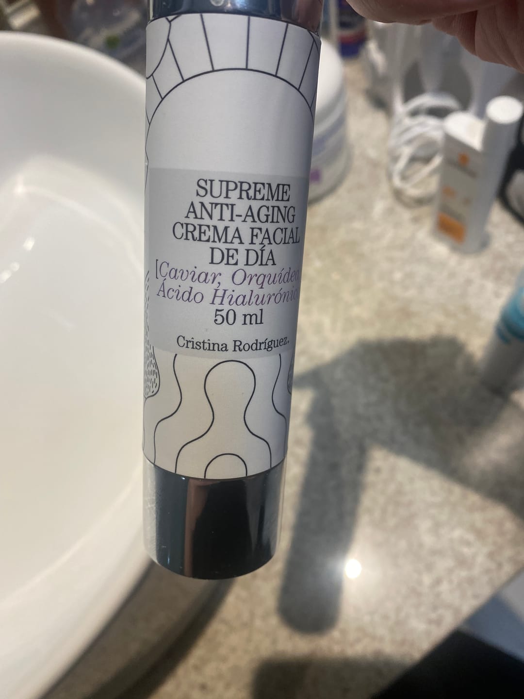 Customer photo review of Crema Facial de Día Supreme