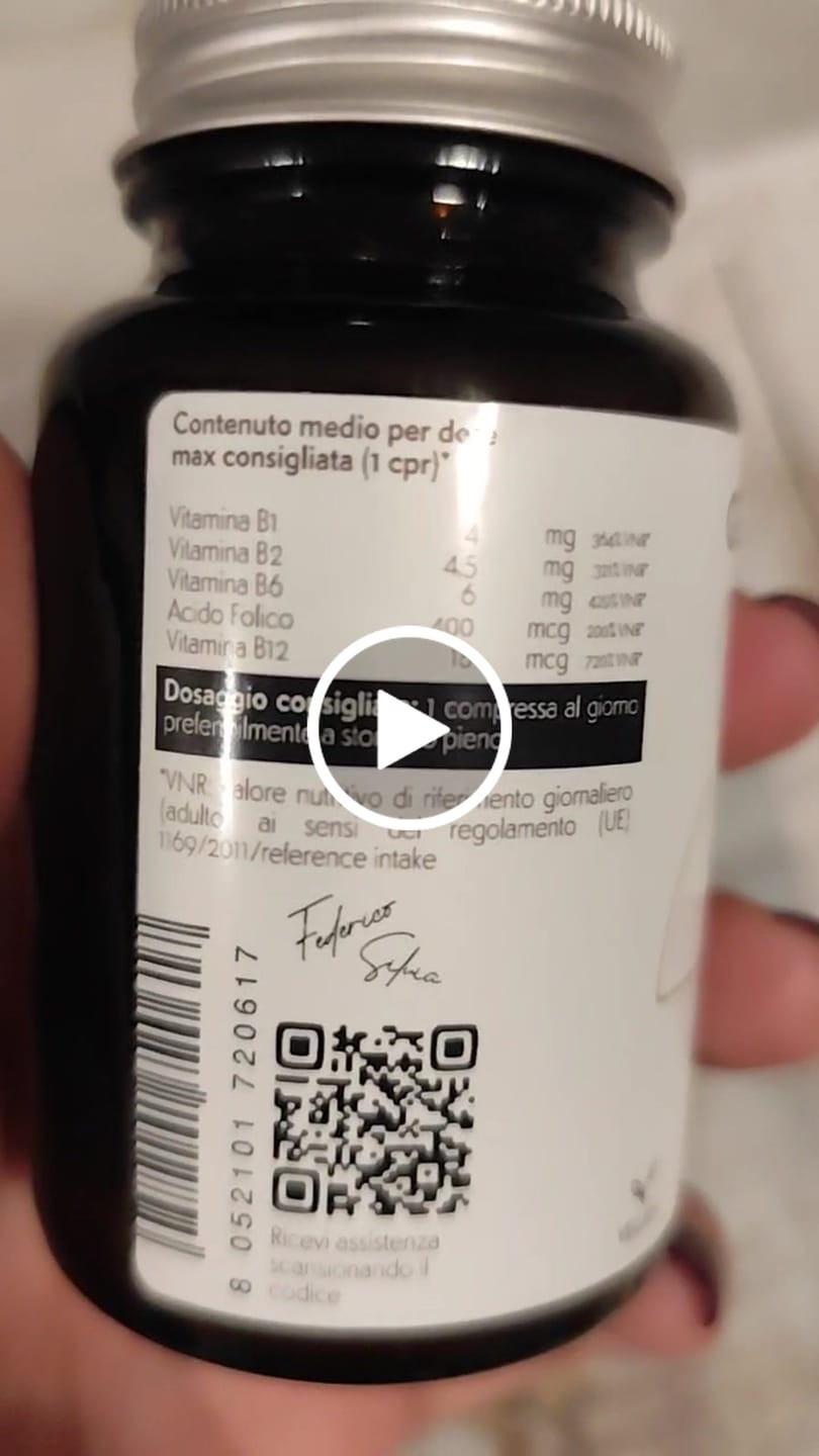 Customer video review of Vitamina B