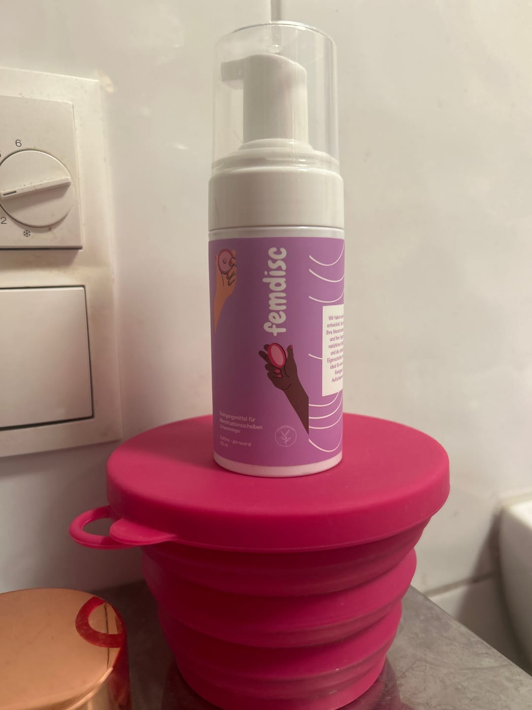 Customer photo review of femdisc Reinigungsseife mit Schaumaufsatz