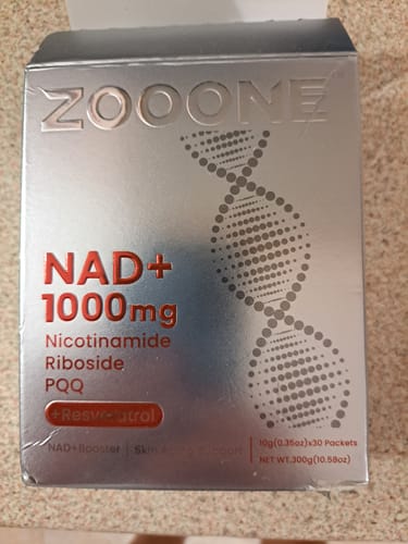 Customer photo review of NAD+ Berry Flavor Drink Mix