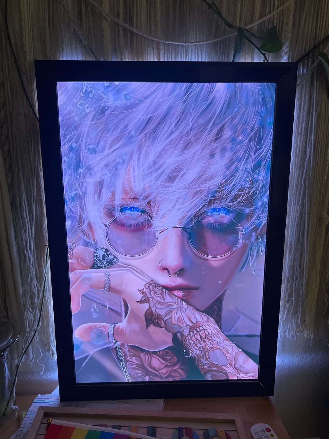 Customer photo review of Pre- Order Lightbox Frame (16x24 in)