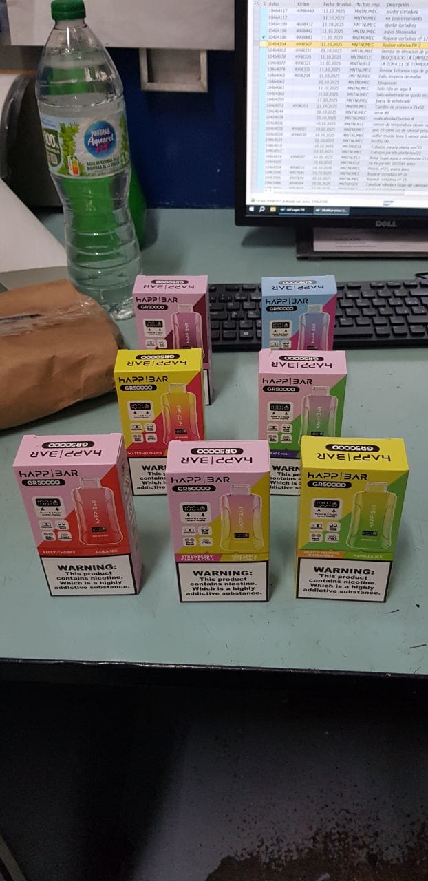 Customer photo review of HAPP BAR GR50000 | 50k puffs Doble sabor
