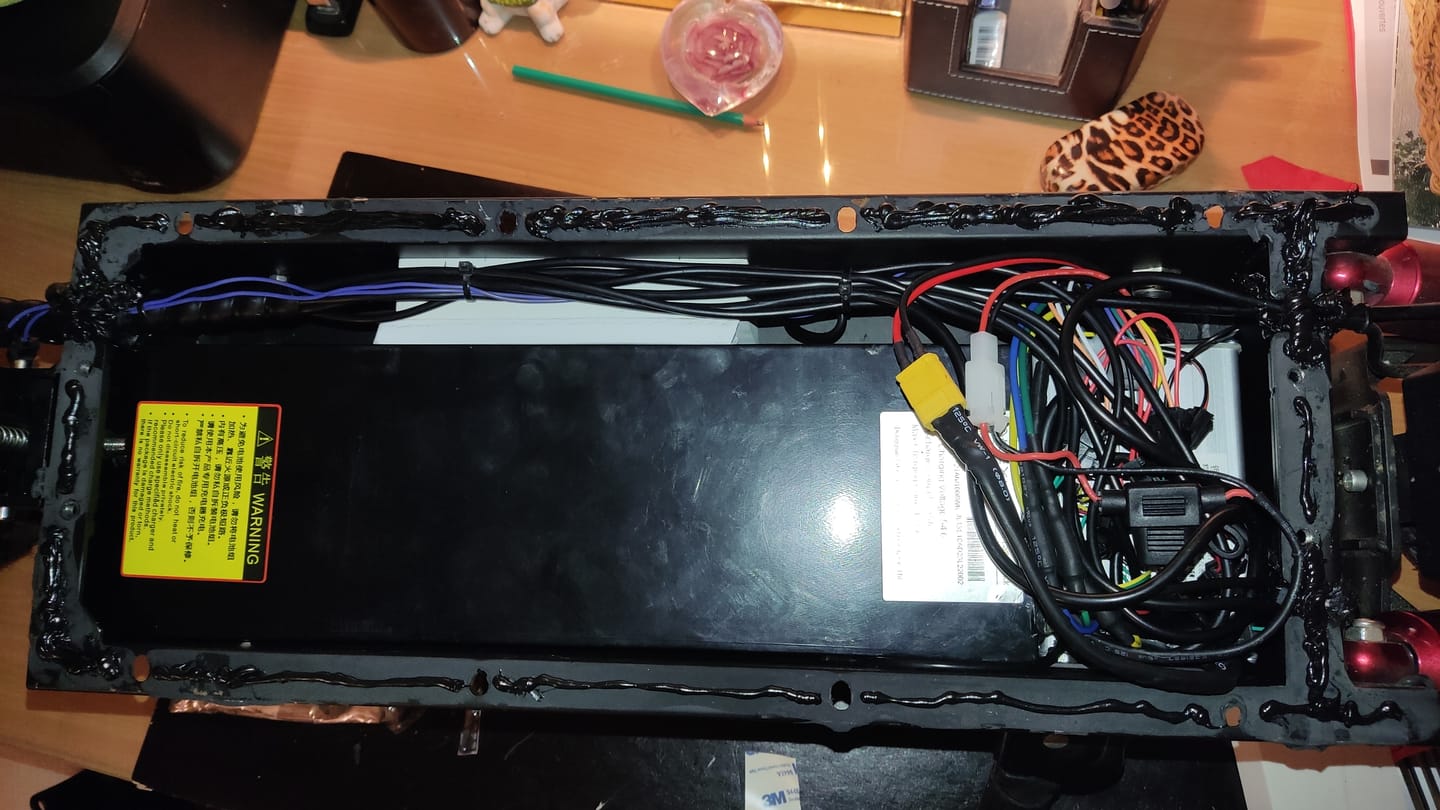 Customer photo review of Bezior Scooter Ebike Battery