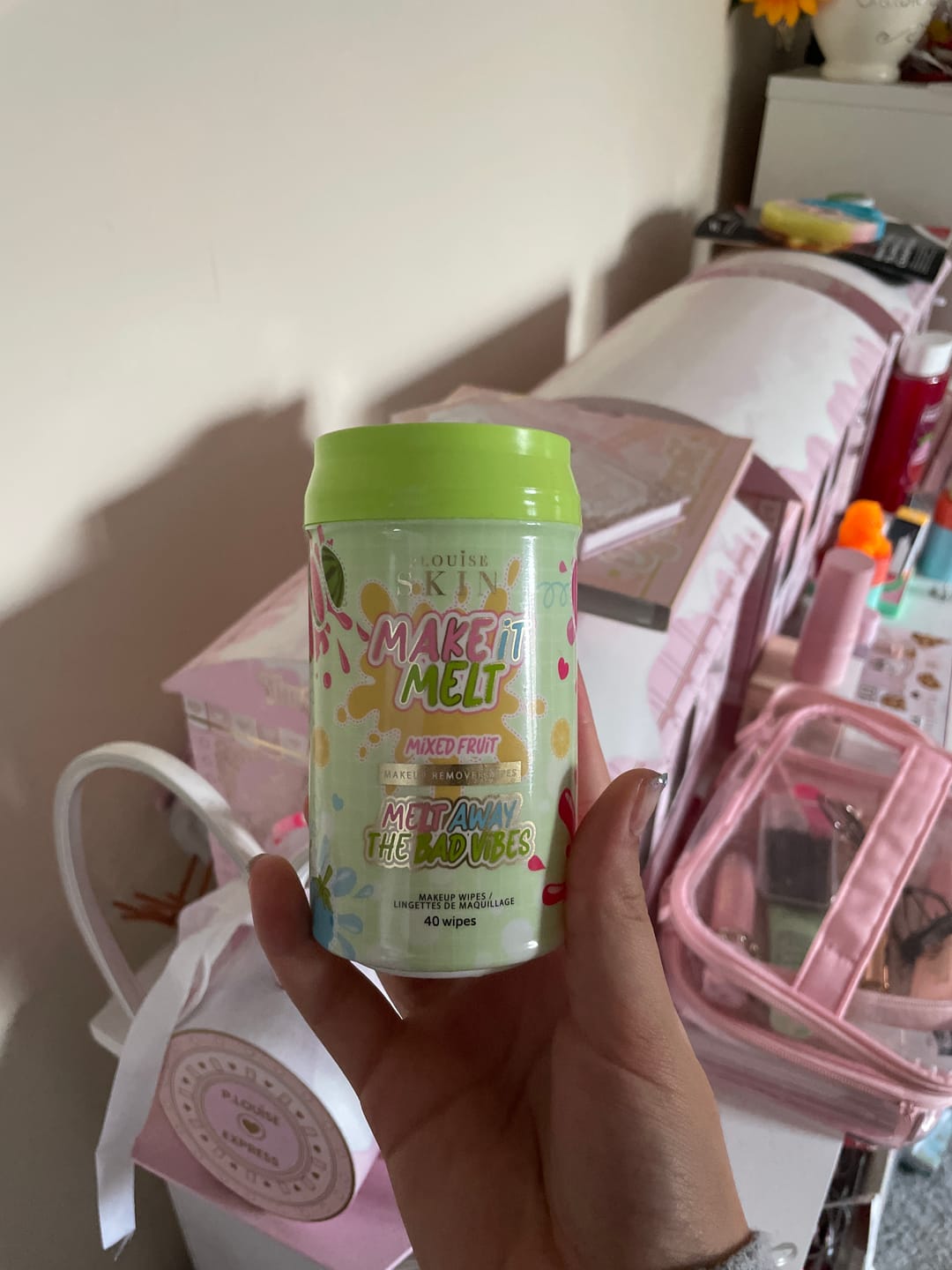 Customer photo review of P.Louise Make It Melt Makeup Remover Wipes