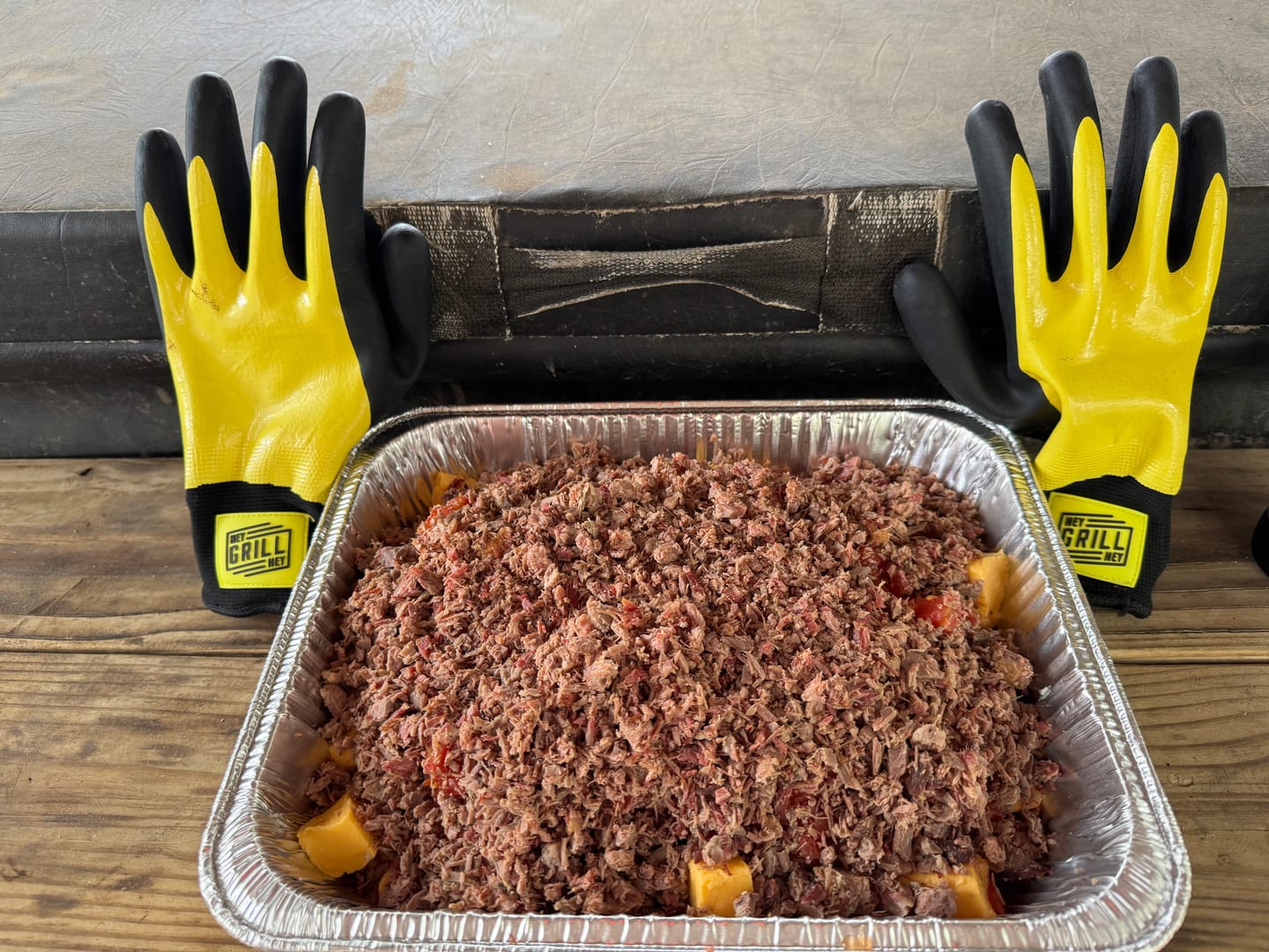 Customer photo review of Pitmaster Gloves
