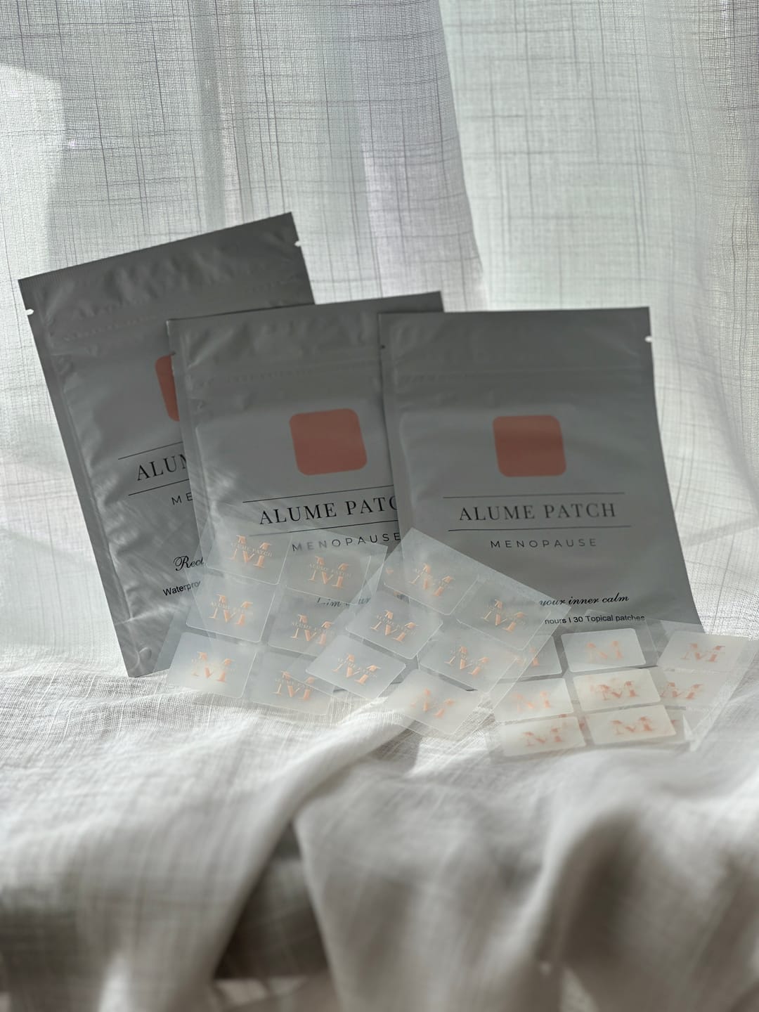 Customer photo review of alumepatch menopause patch
