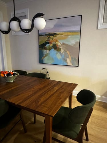 Customer photo review of Abstract Canvas Art #AB692