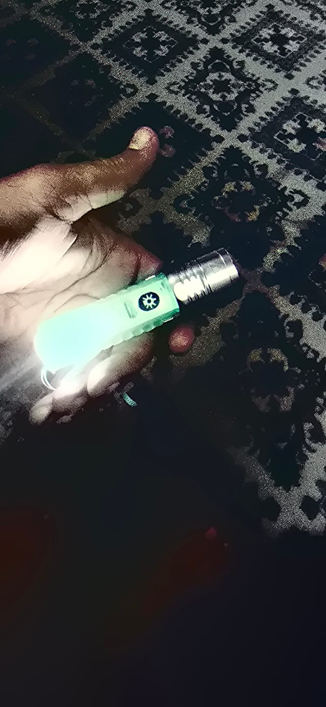Customer photo review of Lot Imported Coba USB Rechargeable Flashlight
