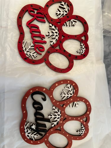 Customer photo review of Heart Ornaments