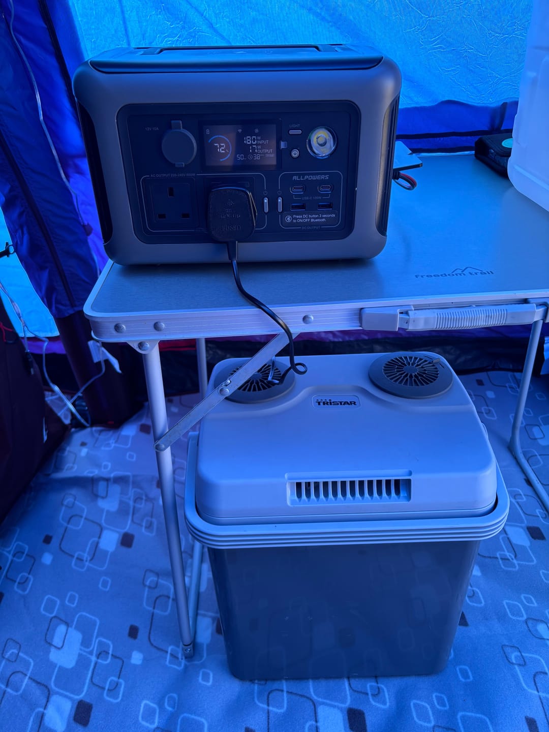Customer photo review of ALLPOWERS Solar Generator Kit 600W with 200W Panel - R600 + SP033
