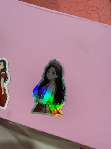 Customer photo review of Stickers Holográficos
