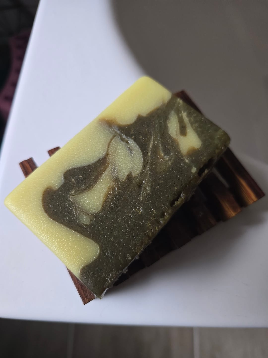 Customer photo review of 15% Herbal-Love Haarseife (Haarwachstum & Haarglanz)