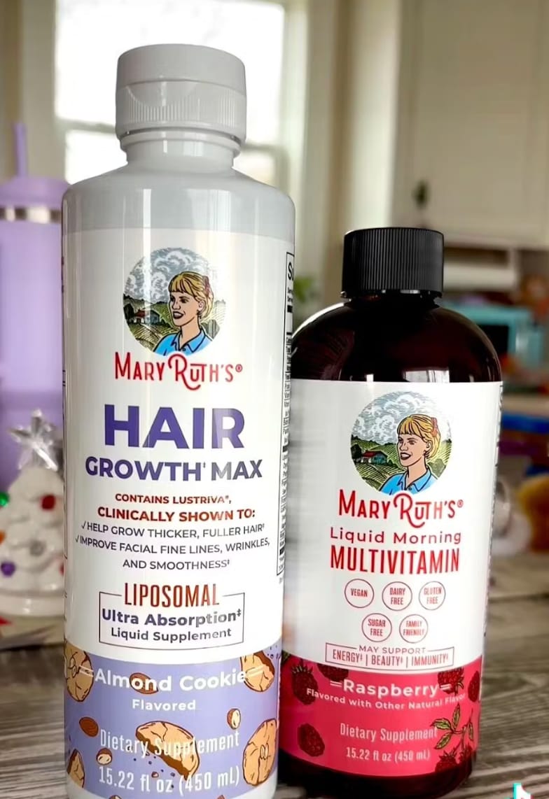 Customer photo review of Hair Growth Max Liposomal
