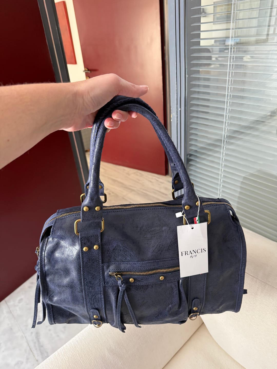 Customer photo review of It girl bag navy