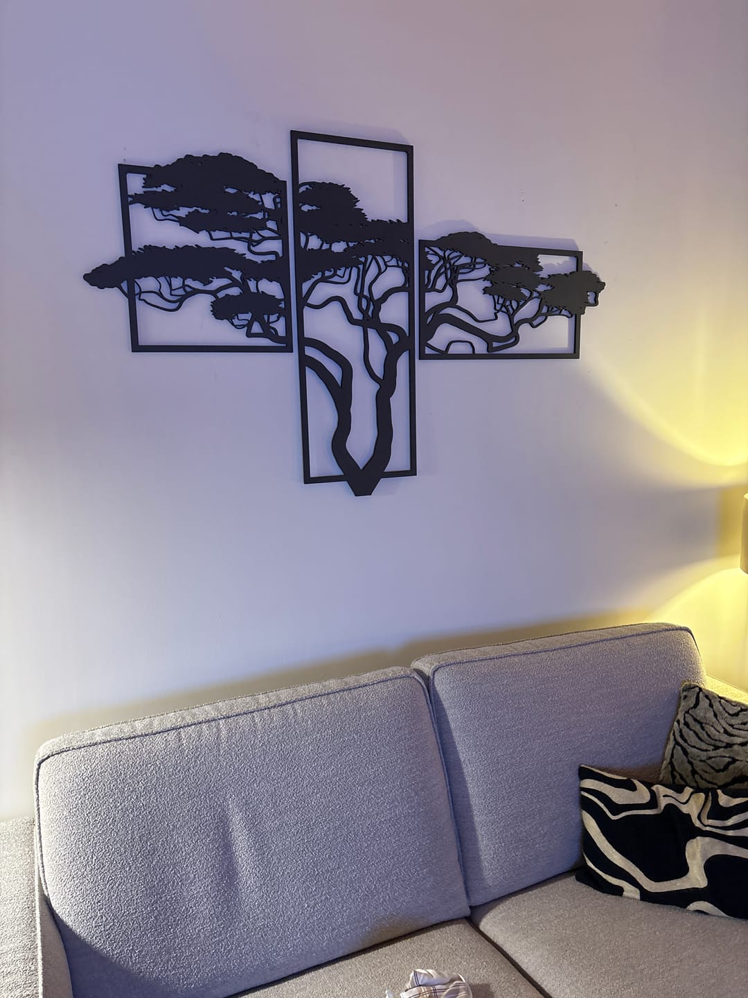 Customer photo review of Wanddecoratie | Acaciaboom 3-luik