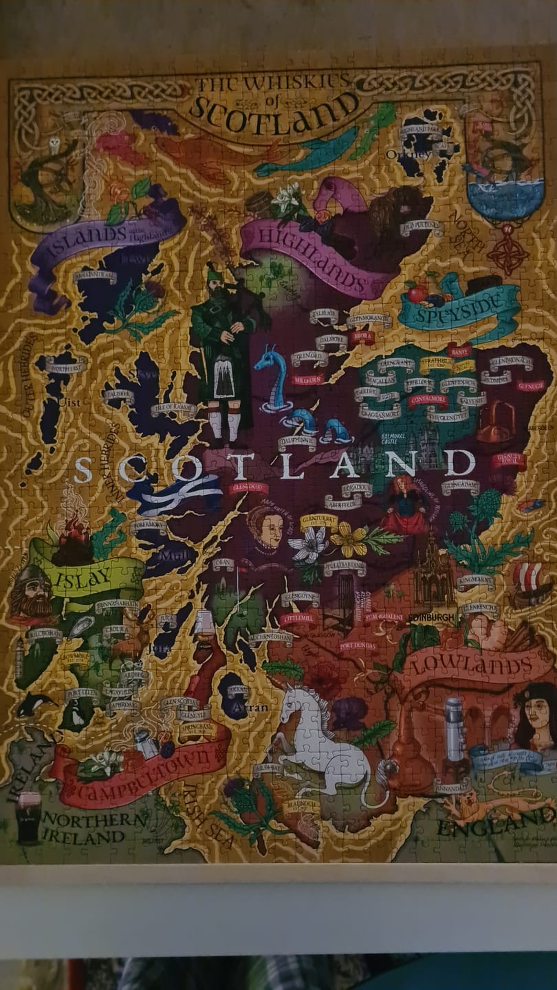 Customer photo review of Whisky Puzzle - Scotland