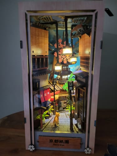 Customer photo review of Kyoto Gion Book Nook Kit